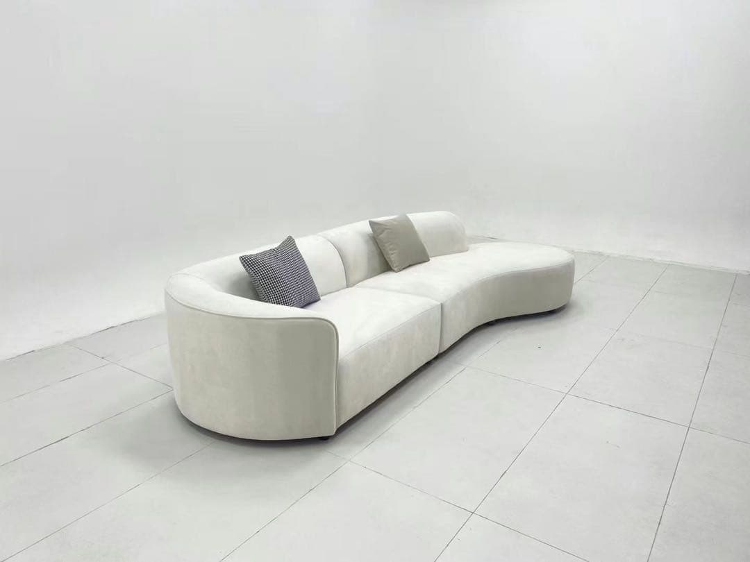 モダンカーブソファ　2人掛け・3人掛け