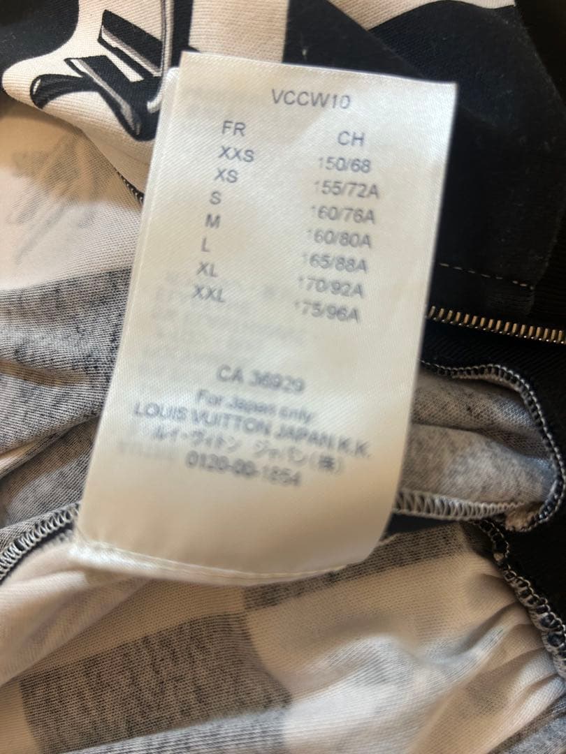 ルイヴィトン LVツイスト プリント バイマテリアル ドレス ワンピース