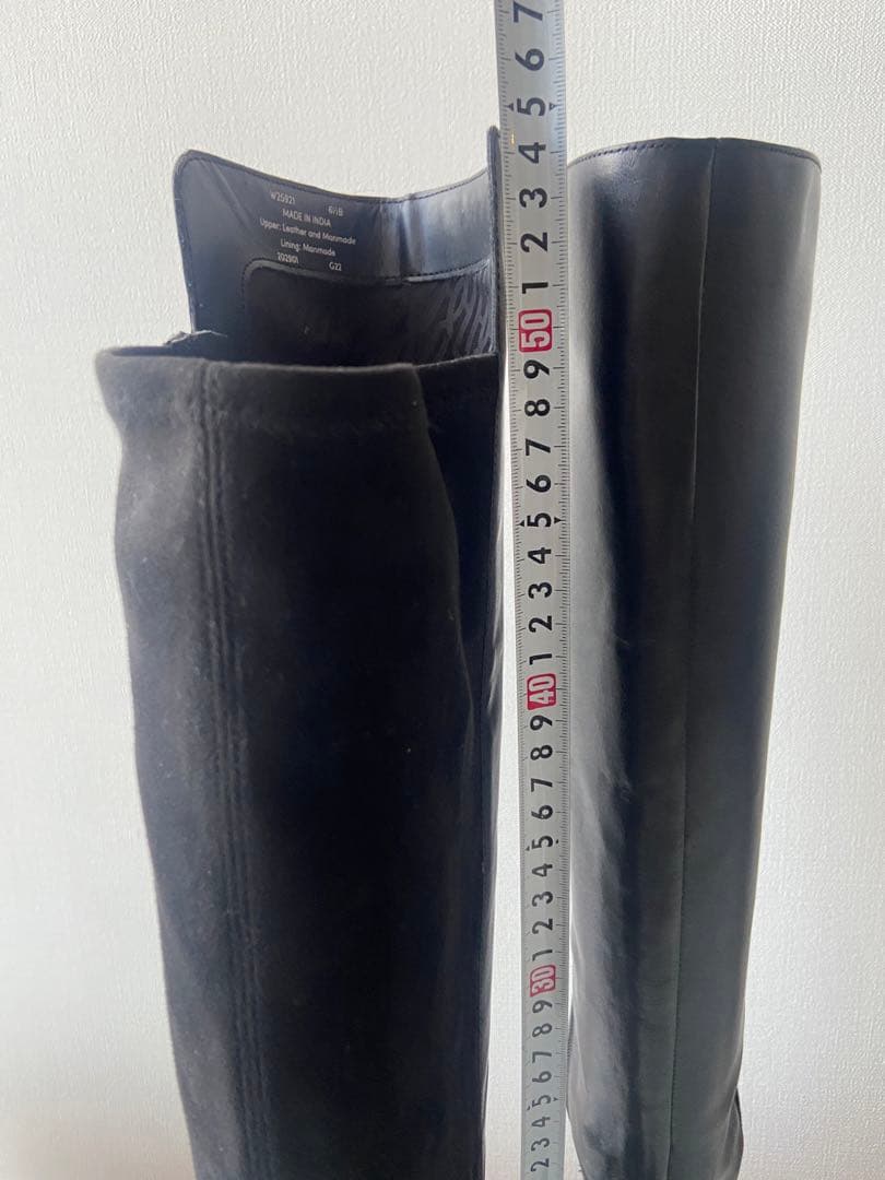 【美品】コールハーン/ニーハイブーツ /ブラック/23.5/サイドファスナー付き