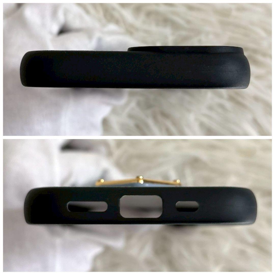 【箱付】PRADA スマホカバー iPhone15　三角ロゴ　 サフィアーノ