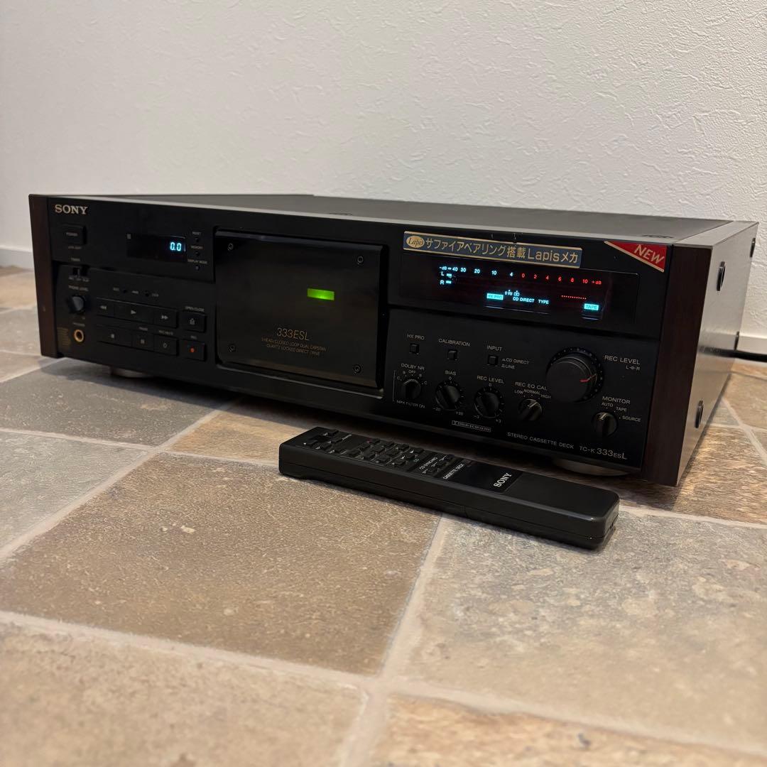 SONY ソニーTC-K333ESL3ヘッドカセットデッキ ジャンク通電確認のみ