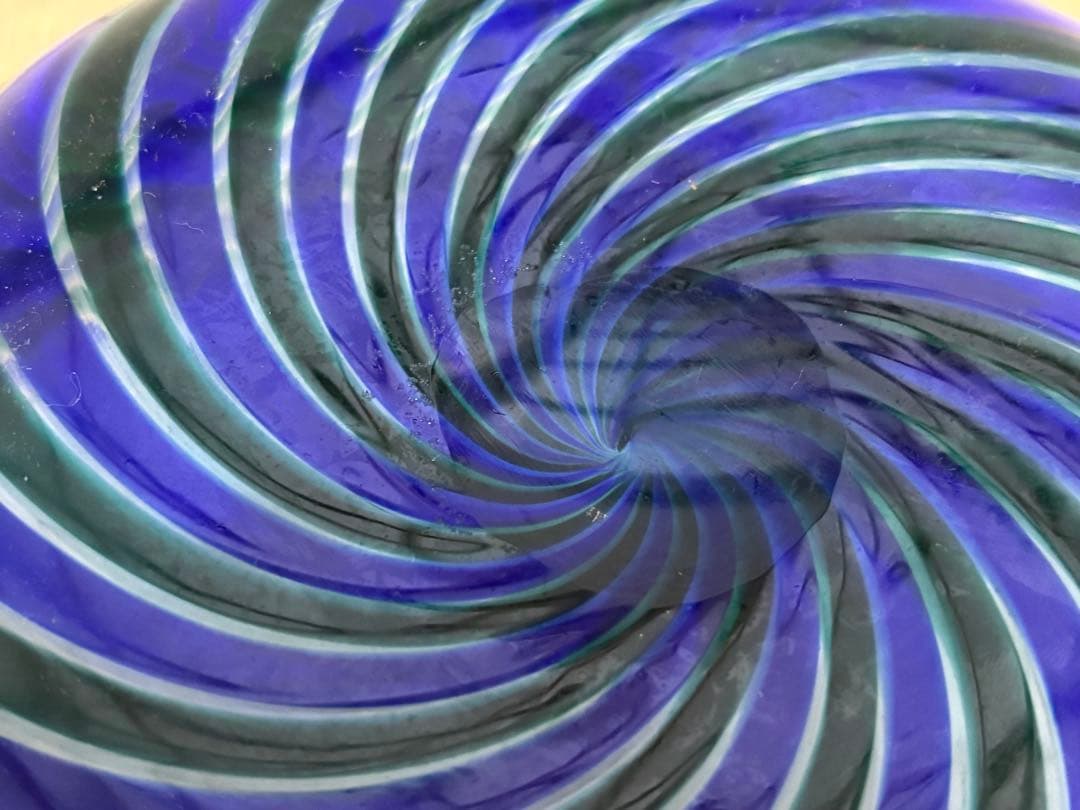 茶道具 ガラス水指 平水指 ベネチアグラス