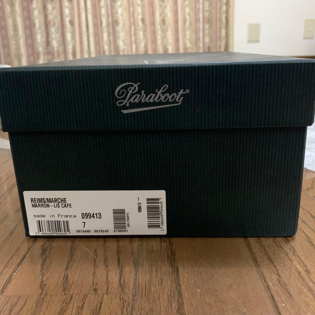 箱付き Paraboot REIMS パラブーツ ランス CAFE サイズ7
