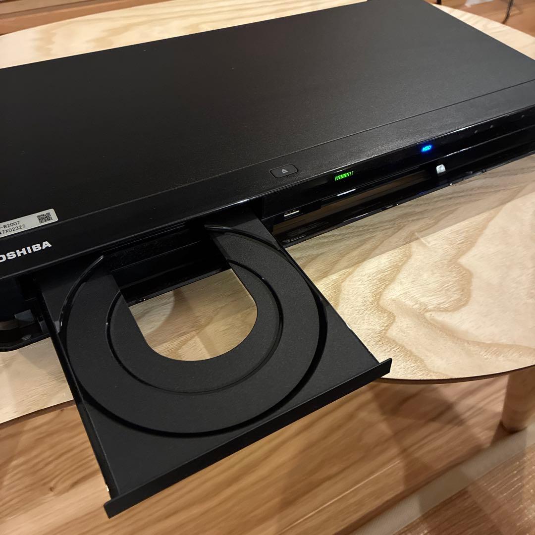 【美品】TOSHIBA REGZA DBR-W2007 ブルーレイレコーダー