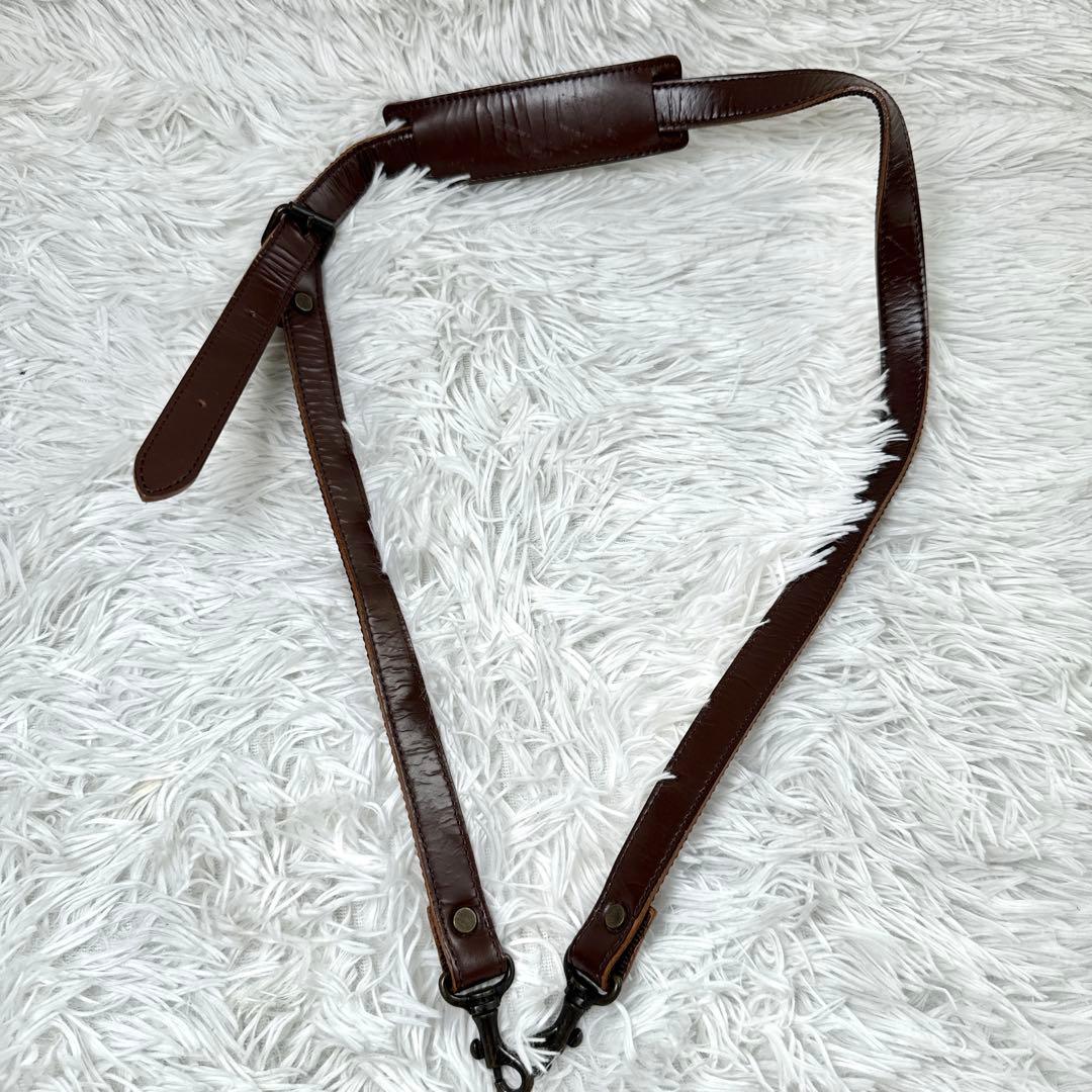 コンプレックスガーデンズ 2way ブリーフケース 青木鞄 オールレザー 茶色