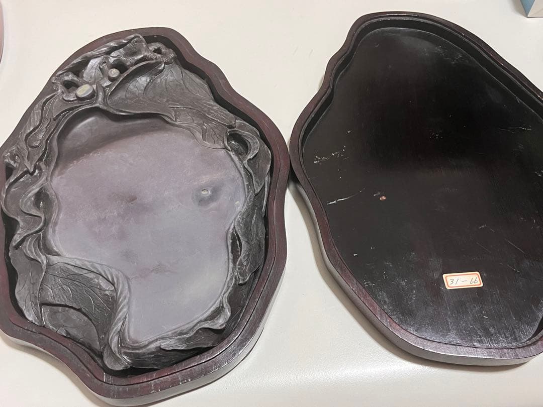 端渓硯　石眼　特大31-66