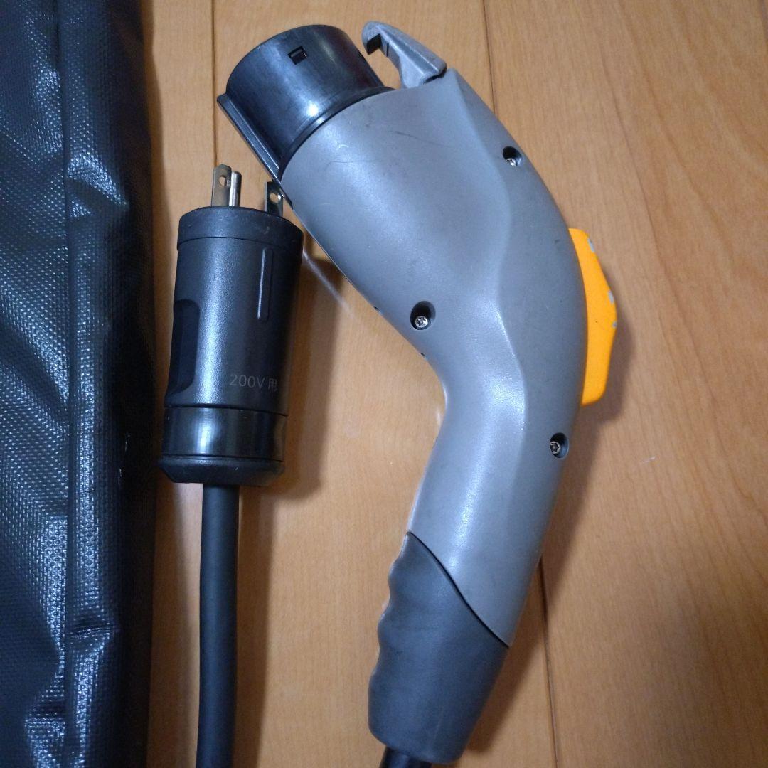 アイミーブ用充電ケーブル　普通充電200vプラグ　専用バッグ付