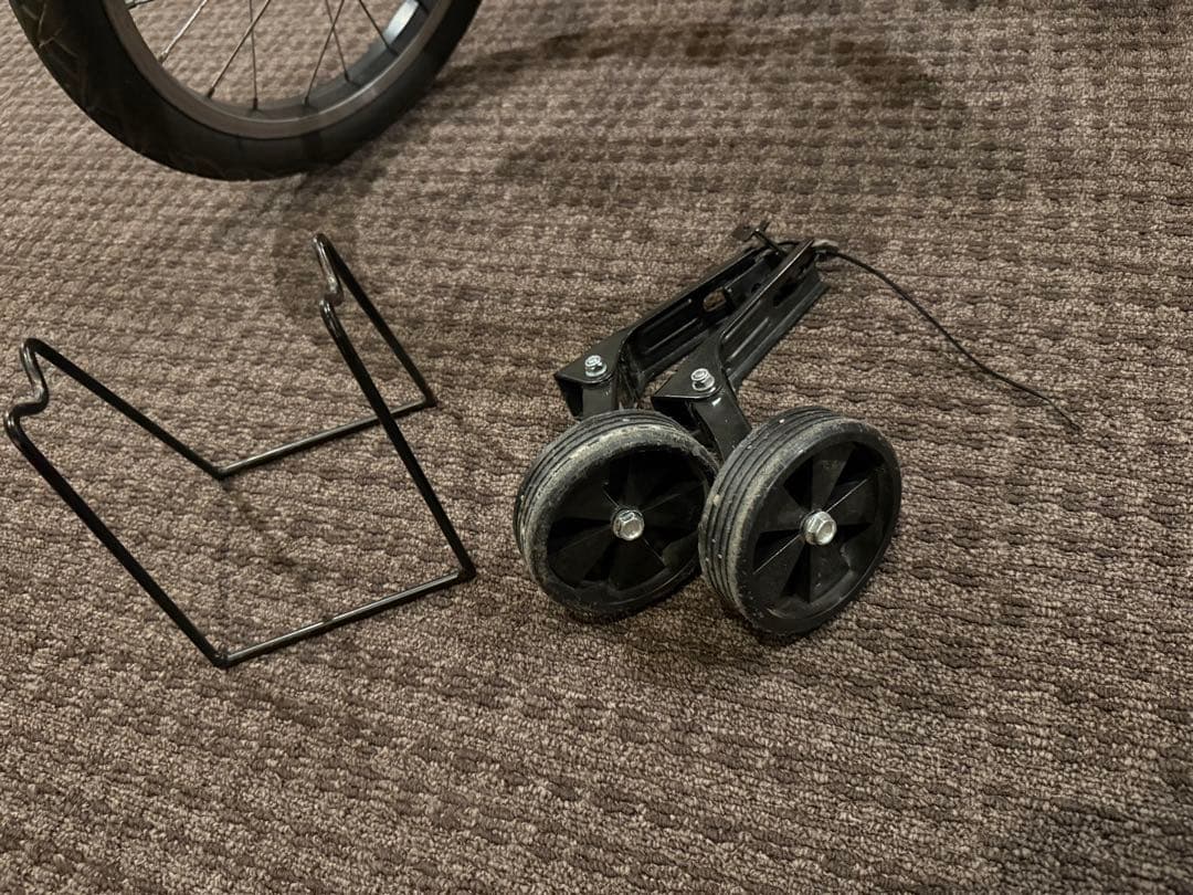 HUMMER 子供用自転車 前カゴ付き 黄色