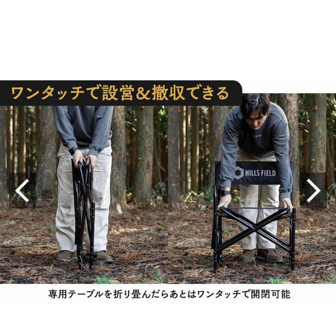 底値！早い者勝ち！ヒルズフィールド ワンアームディレクターチェア