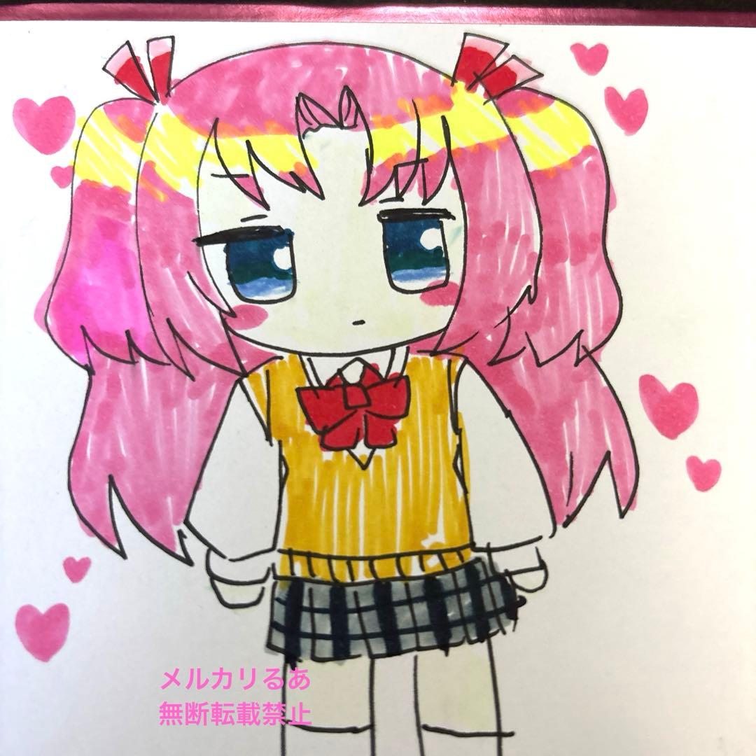 ひめ、かぐや、光永　コピックイラスト　12点セット