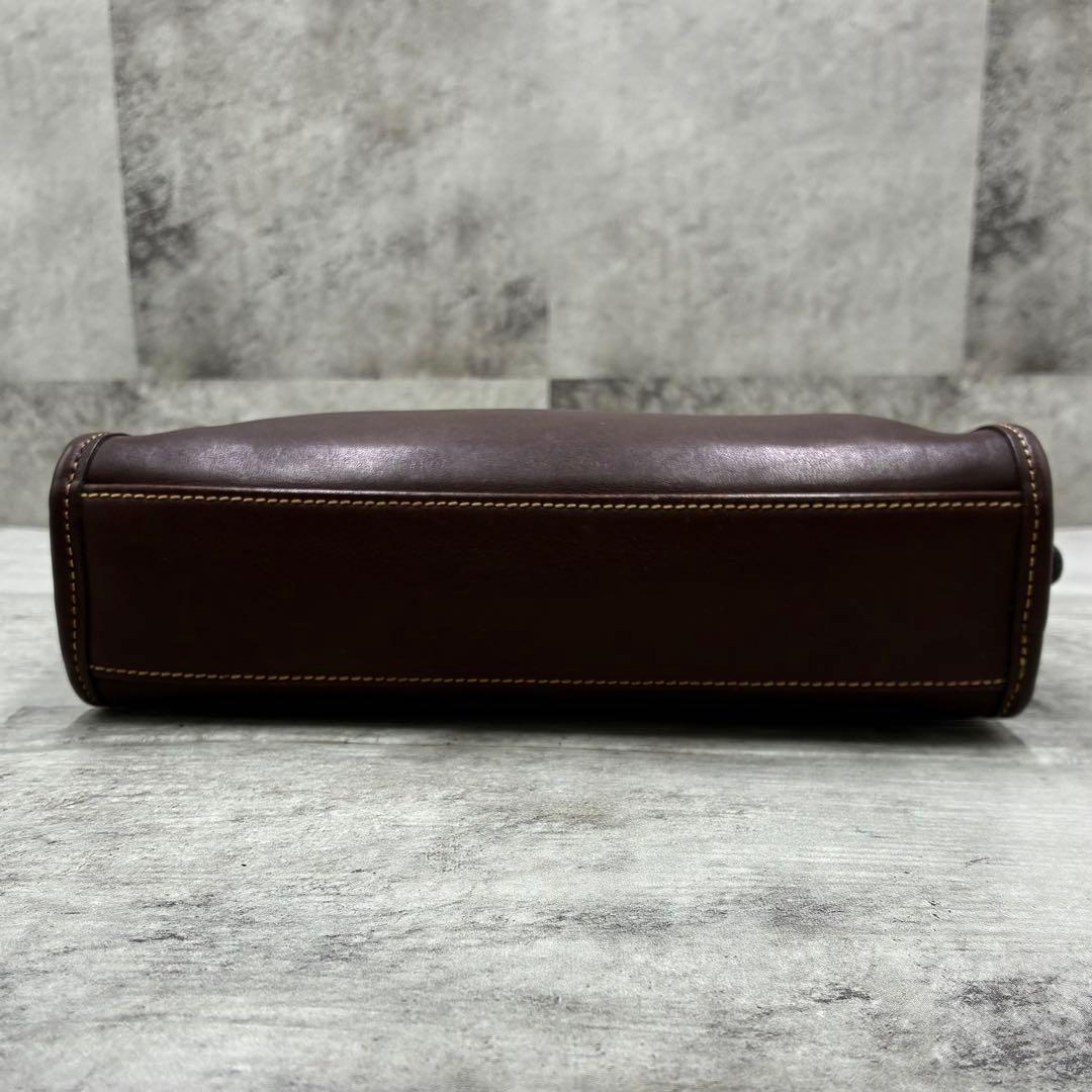 ✨美品✨オールドコーチ　ショルダーバッグ　USA製　レザー　ブラウン