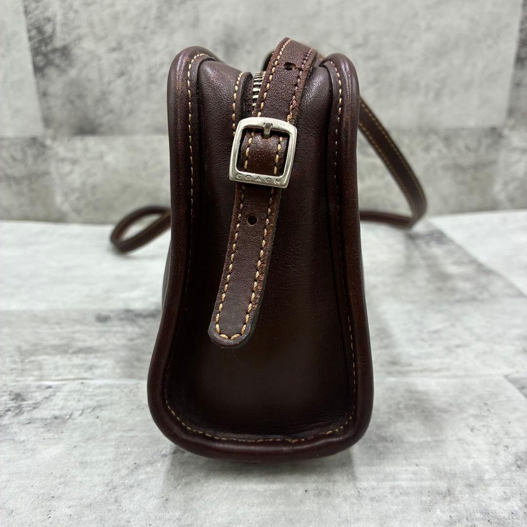 ✨美品✨オールドコーチ　ショルダーバッグ　USA製　レザー　ブラウン