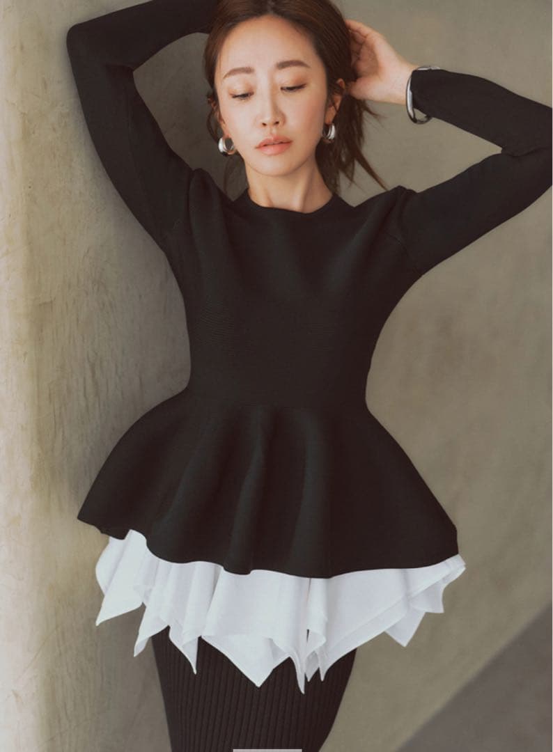 【新品未使用】CADUNE 神崎恵 フリルキャミソール　白