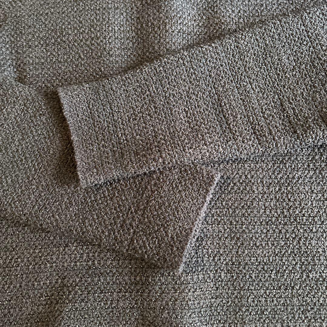 ソージュ soeju 鹿の子ニットカーディガン　ネイビー