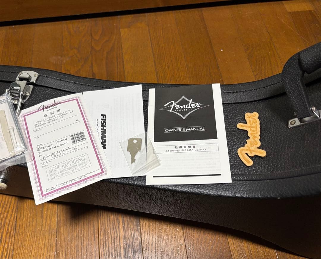 Fender エレアコ　アコースティックギター ブラウン　CD-60CE