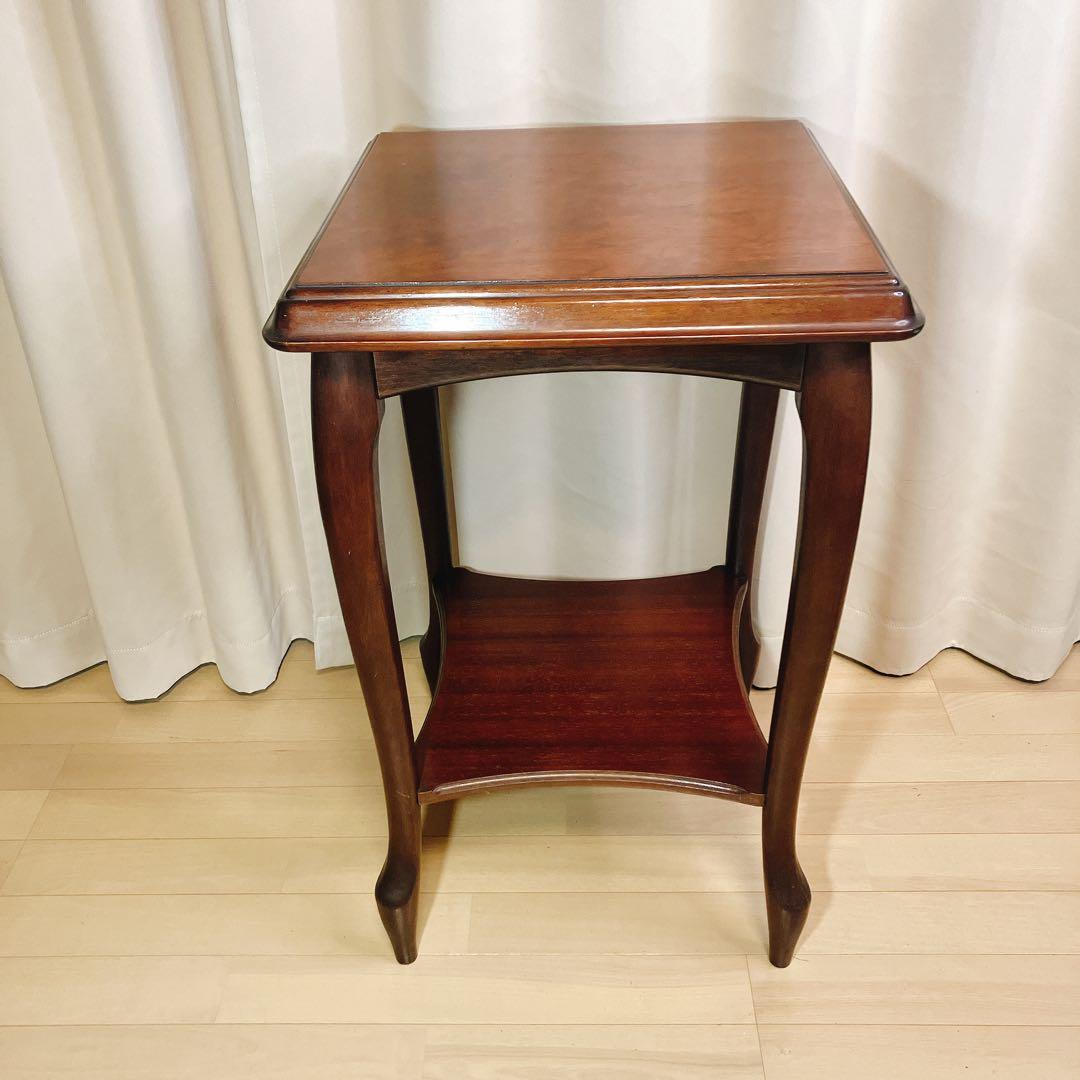 マルニ木工 ベルサイユ サイドテーブル 花台 飾り台 猫脚 オールドマルニ