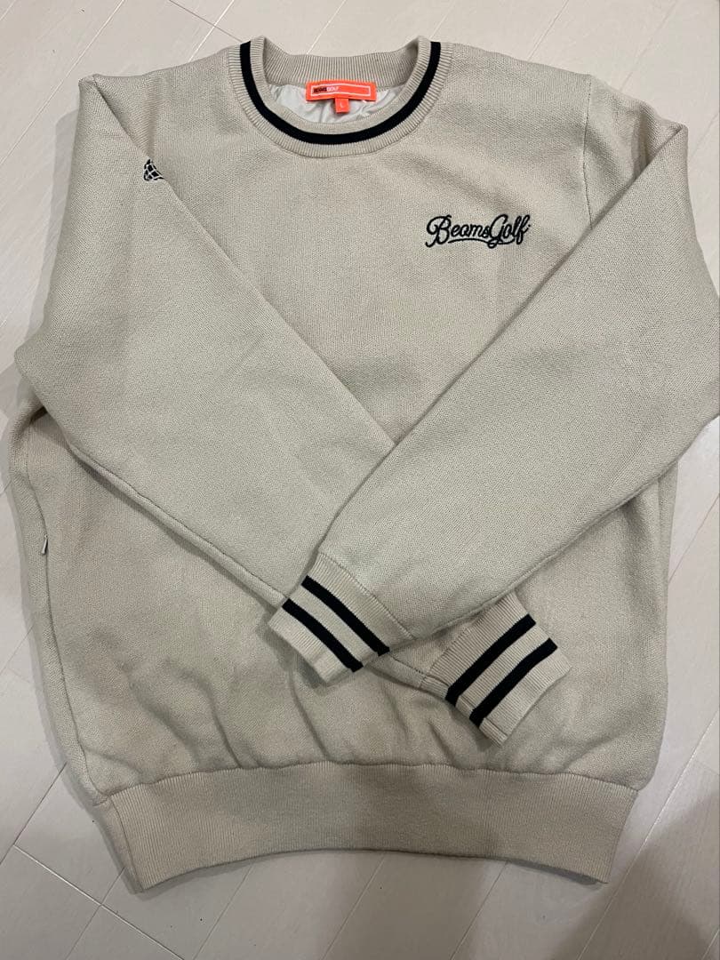 ら*ん様 BEAMS GOLF エアシャット 縦ロゴ ニット（防風）