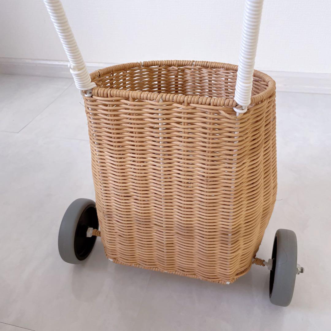 カゴ収納　カゴ　収納　ラタン家具　ナチュラルインテリア　子供部屋　インテリア雑貨