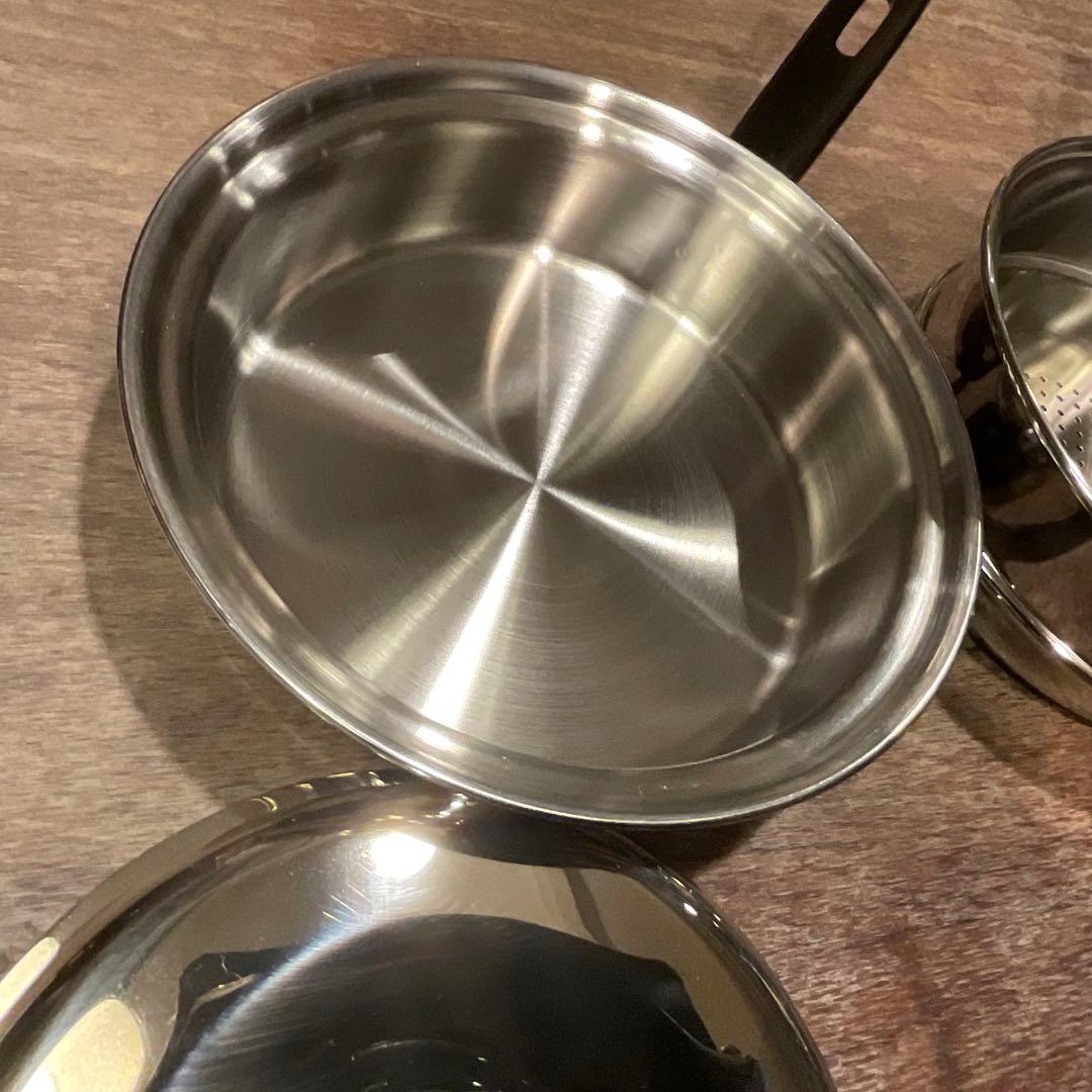 未使用！テンプトーン TEMP-TONE サーモコア ステンレス 片手鍋 無水鍋