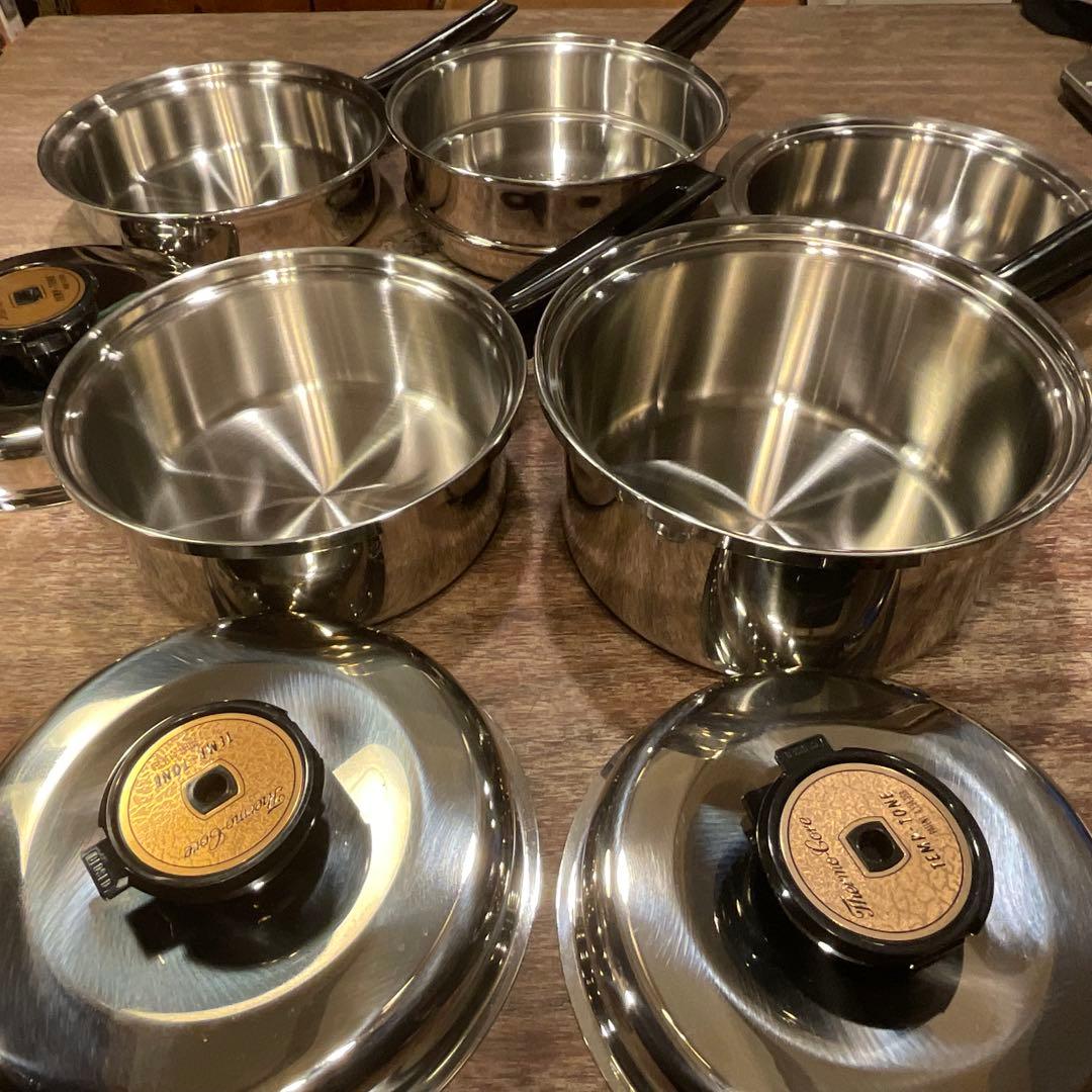 未使用！テンプトーン TEMP-TONE サーモコア ステンレス 片手鍋 無水鍋