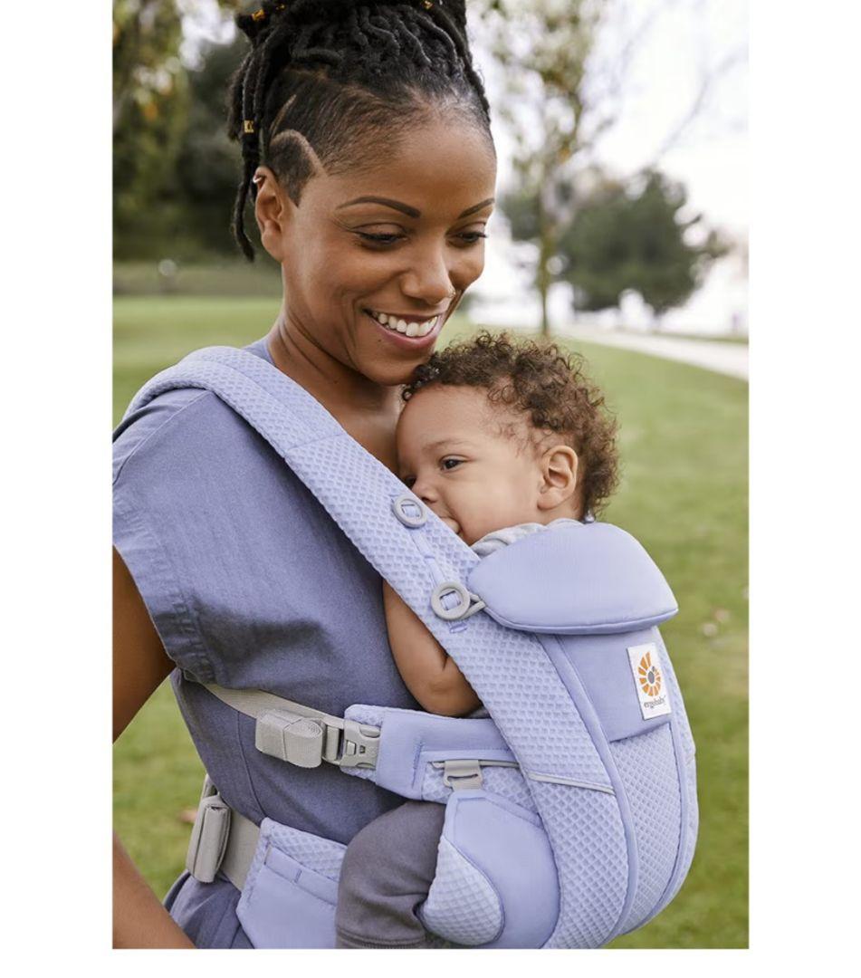 エルゴベビー メッシュ抱っこ紐 ブルーラベンダー試着のみ希少カラー