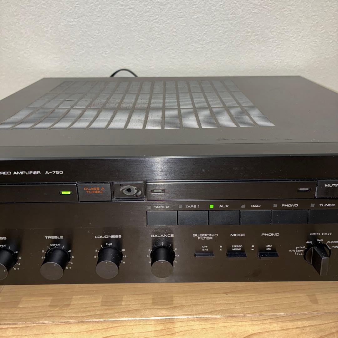 美品！完動YAMAHA プリメインアンプ　A-750 音出しok いい音です