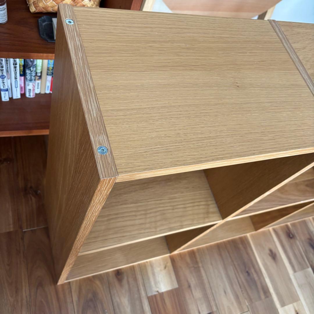 無印　スタッキングシェルフ　2×3 オーク