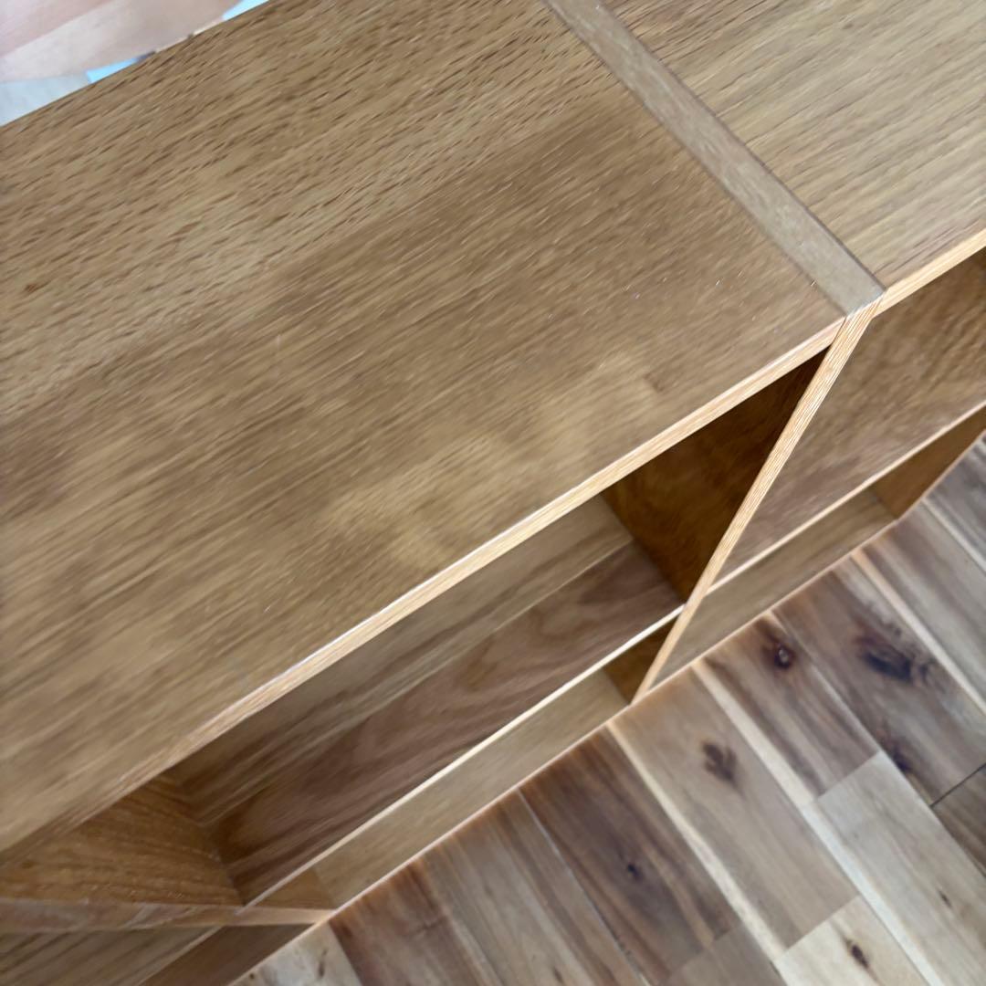 無印　スタッキングシェルフ　2×3 オーク