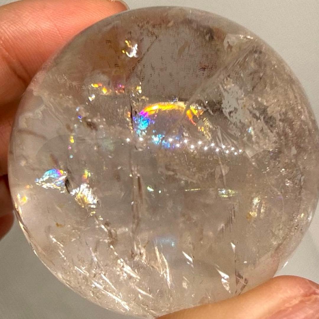 天然石　ピンクアゼツライト　スフィア　【ランダム台座セット】