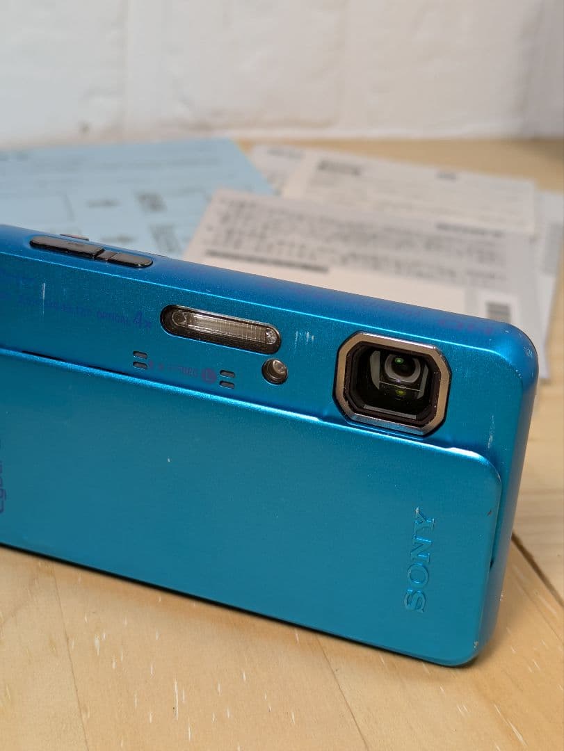 希少色 SONY Cyber-shot DSC-TX10 ブルー 箱あり