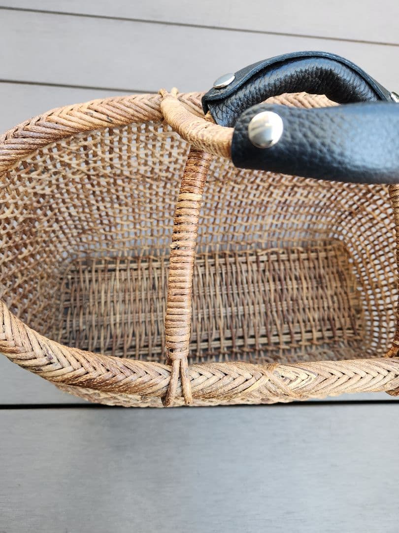 中川原信一先生 あけびかごバッグ 大