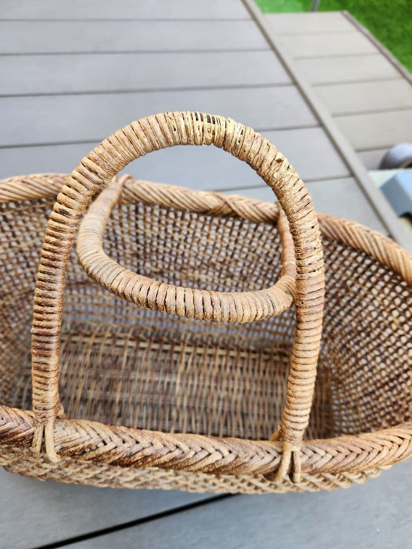 中川原信一先生 あけびかごバッグ 大