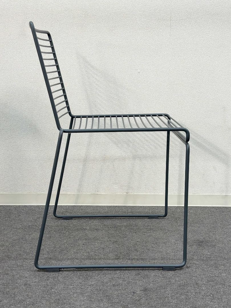 HAY■HEEダイニングチェア　グレー　2脚セット　屋外　スタッキング　ミニマル