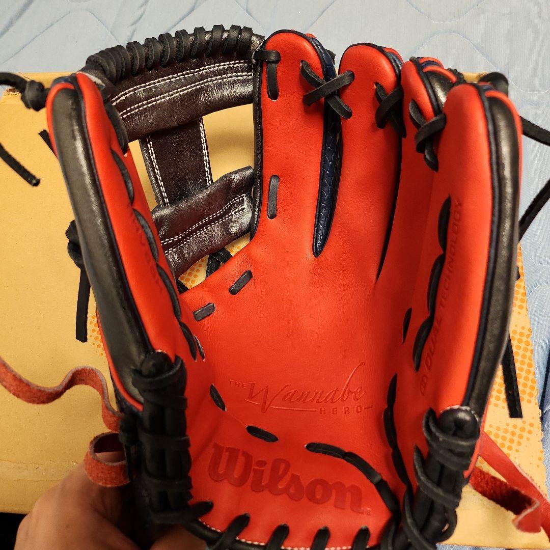 値下げ不可　ウィルソン86型内野手用　限定カラー