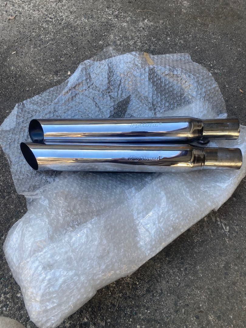 Python ステンレス マフラー 未使用