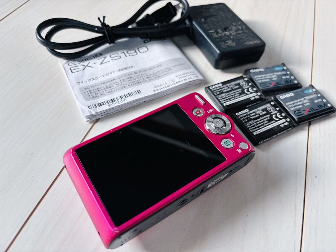 CASIO（カシオ）②デジタルカメラ EXILIM EX-ZS190PK