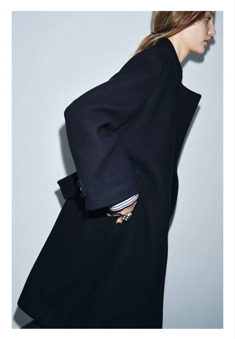 ZARA ZW COLLECTION ウールブレンドコート XS