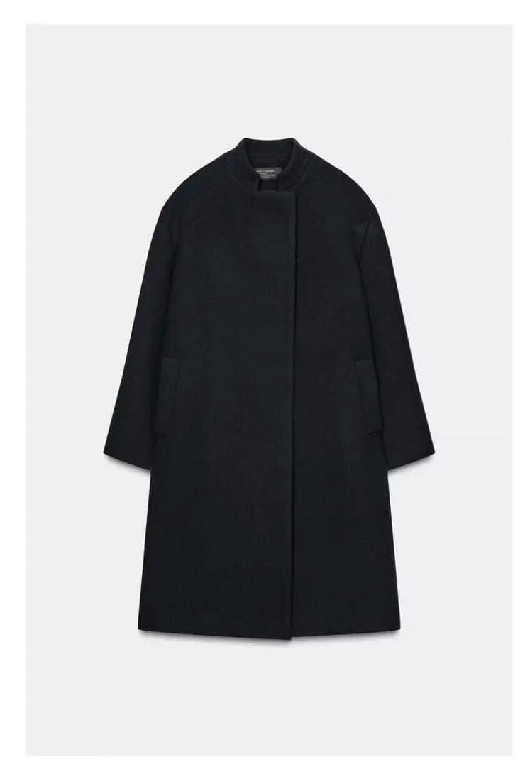 ZARA ZW COLLECTION ウールブレンドコート XS