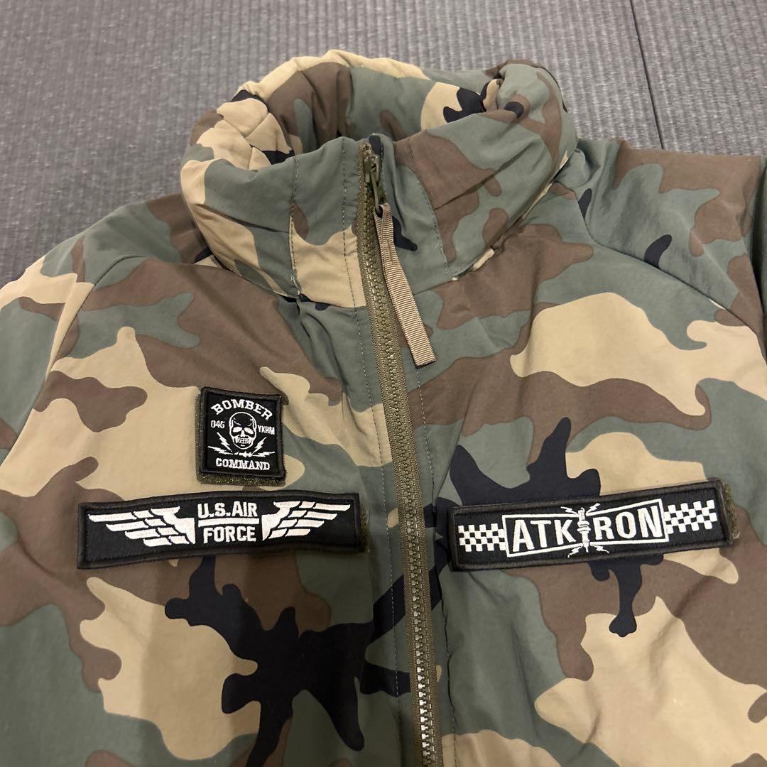 KNACKERED×HOUSTON 中綿ジャケット 迷彩　XL