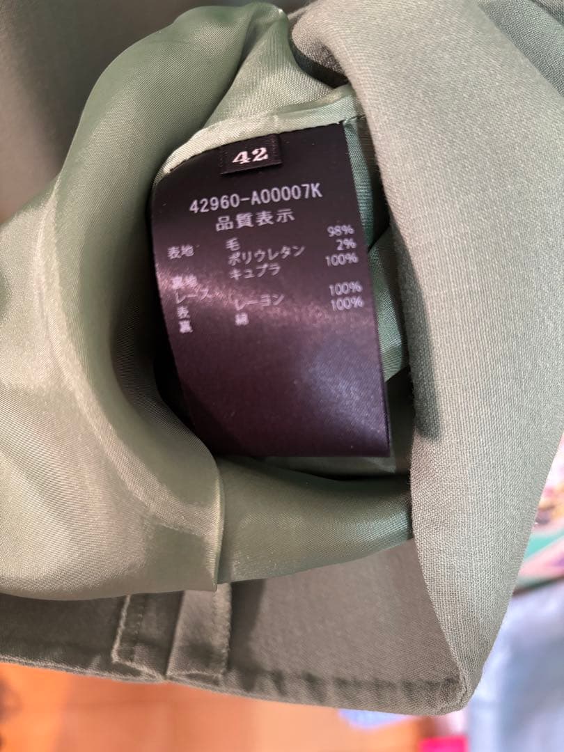 フォクシー 半袖 ひざ丈ワンピース 42