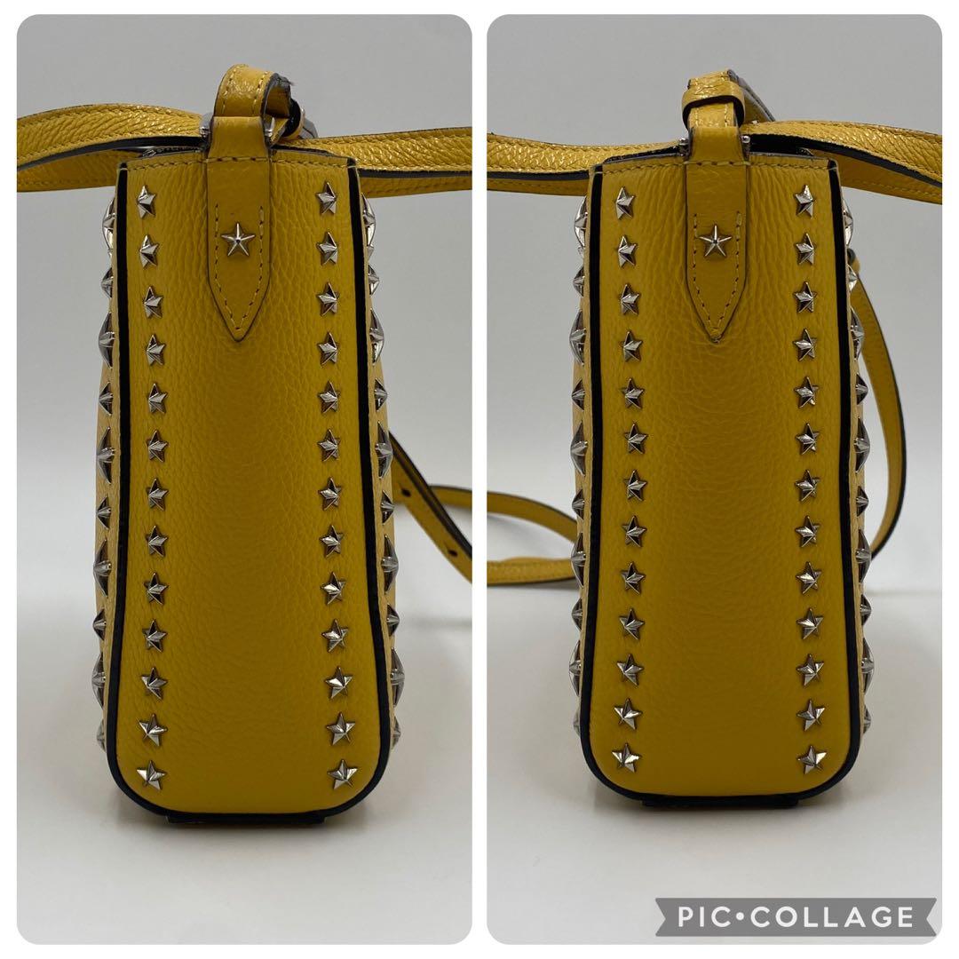 ジミーチュウ ブリア スタースタッズ 2WAY ミニ ハンドバッグ ショルダー