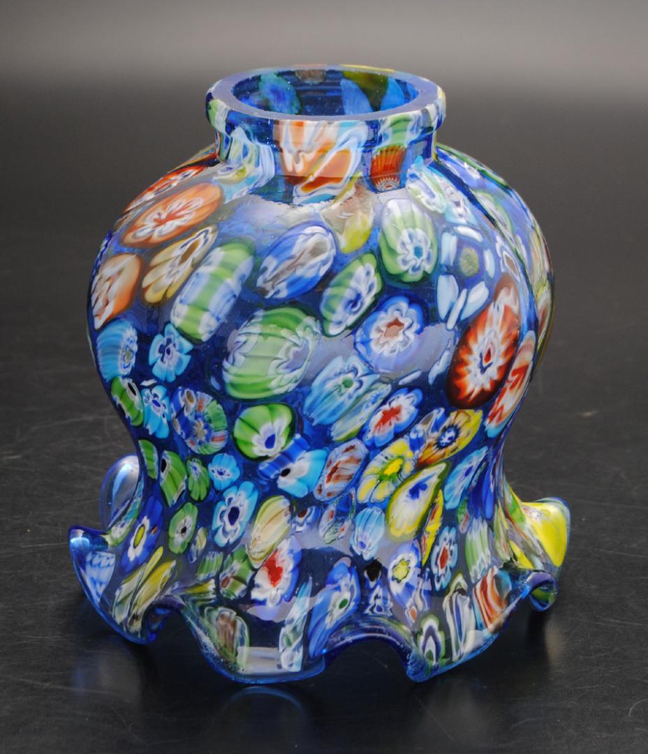 【MURANO】ITALY　ムラノ　ベネチアン　ガラス　希少ランプ作品