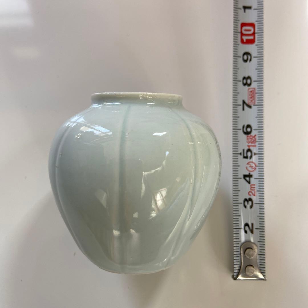 蔵出し！【茶道具】【　朴　仁源先生作　白磁阿古侘茶入　】