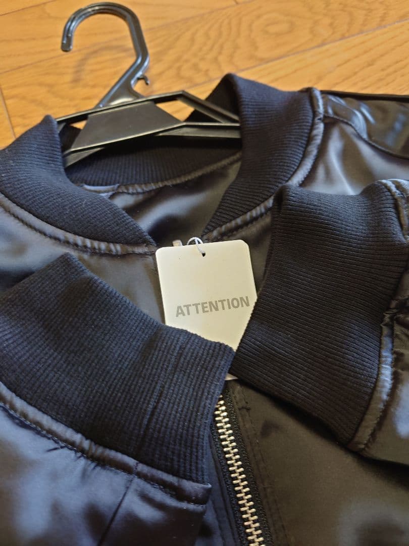 かおりん★ mmts 猫刺繍リバーシブルスカジャン レディース 黒