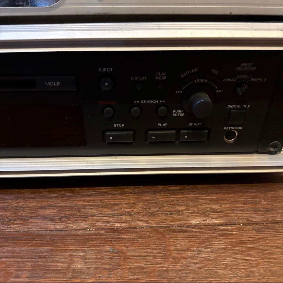 【美品】TASCAM MD-350 タスカム MDデッキ ラックケース・リモコン