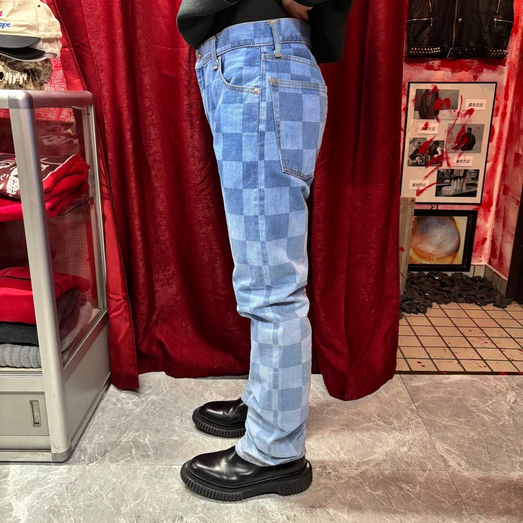 Swagger チェック柄 デニム 30