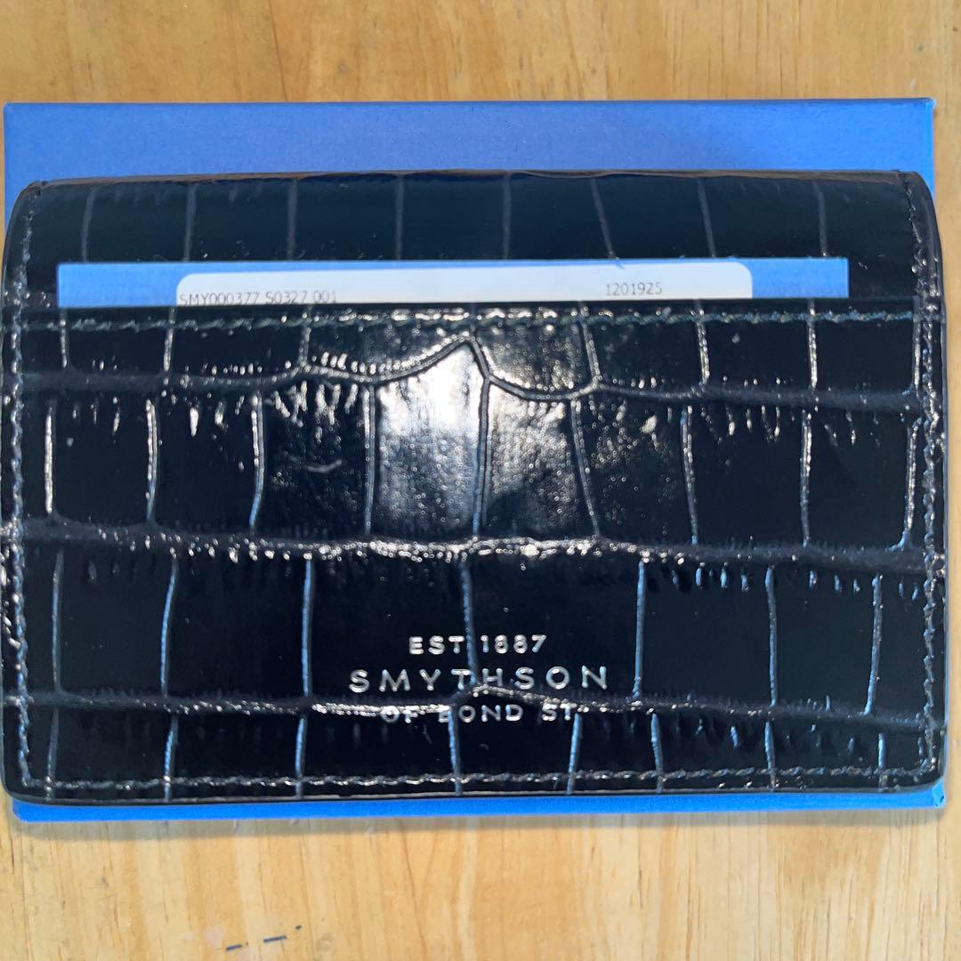 SMYTHSON クロコダイルレザー 名刺入れ