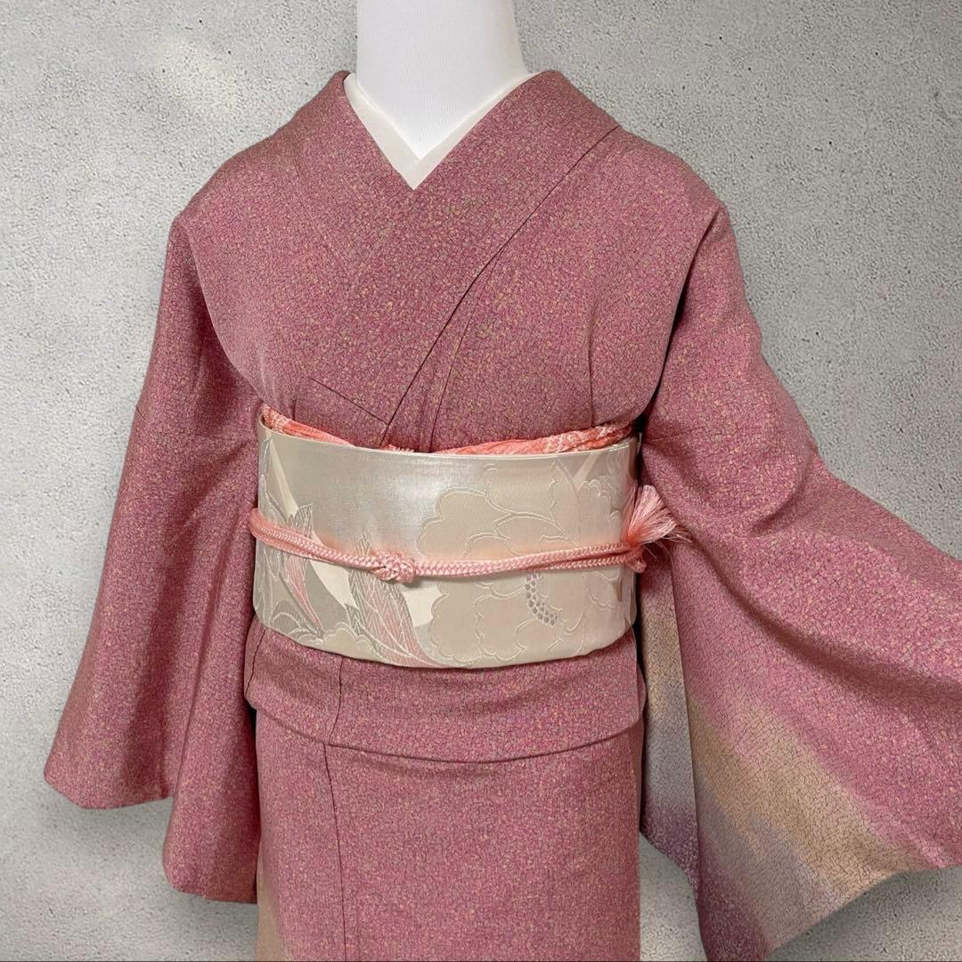 Y240 正絹 訪問着 作家物 フルセット 身丈157 裄丈68