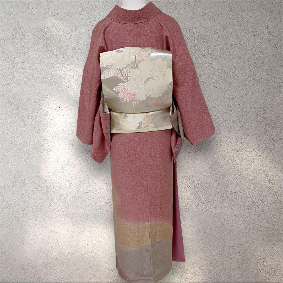 Y240 正絹 訪問着 作家物 フルセット 身丈157 裄丈68