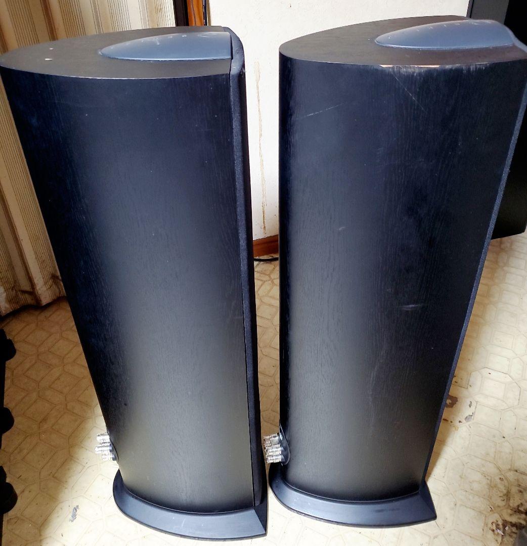 訳あり特価 KEF iQ50 トールボーイスピーカー ブラック 1本①